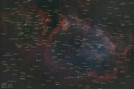 IC1848 Soul Nebula HO annotated