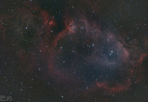 IC1848 Soul nebula HO