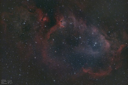 IC1848 Soul nebula HO