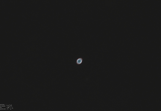 M57 Ring Nebula  starless crop