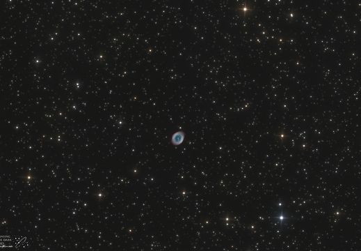 M57 Ring Nebula crop
