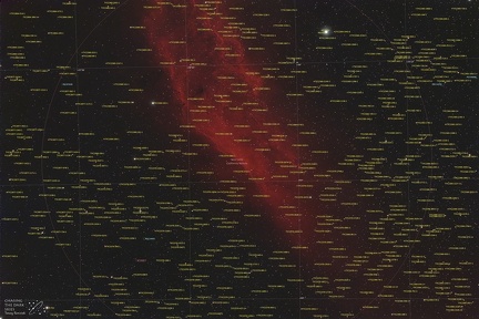 NGC 1499 stars annotated