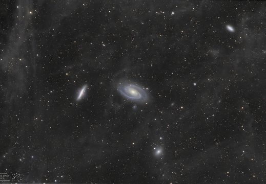 M 81 Galaktyka Bodiego & M 82 Cygaro