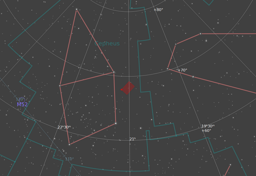 NGC7023 Iris finding Chart