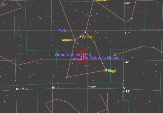 M42 FindingChart
