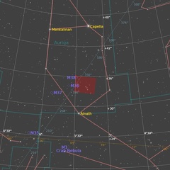 Mosaic ic405 IC410 FindingChart
