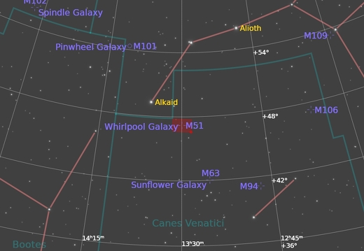 m51 FindingChart