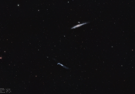 NGC4631 Wieloryb, NGC4656/57 Kij do hokeja
