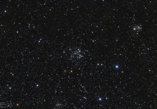 NGC 663, NGC 654 and NGC 659